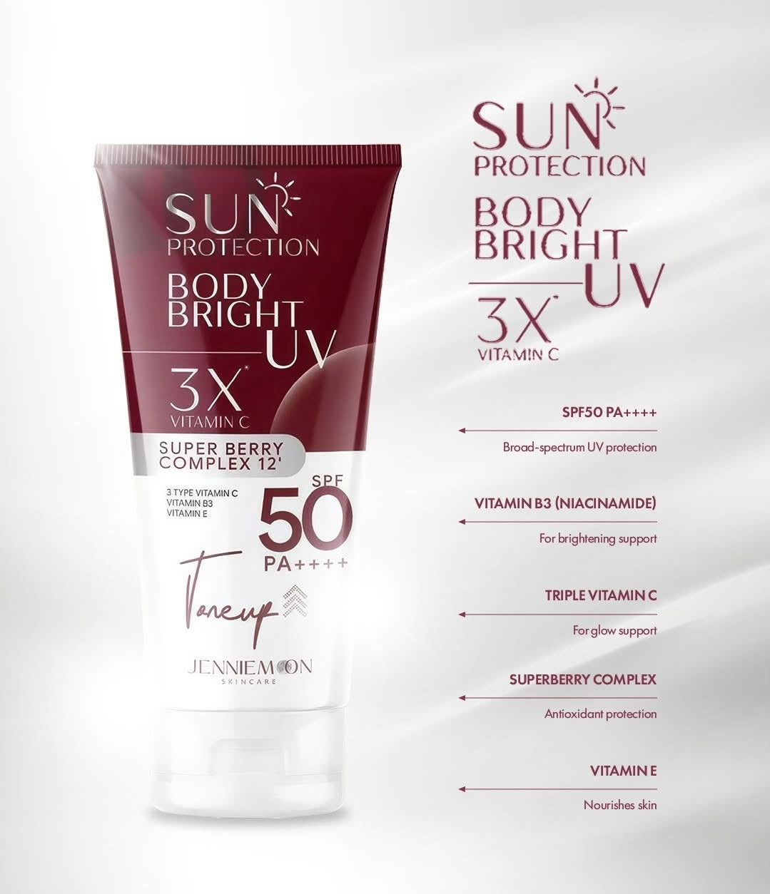 Jennie Moon Sun Protection Body Bright UV SPF 50 PA+++