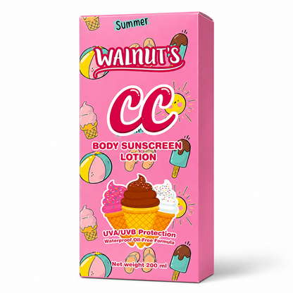 Walnut’s CC Body Sunscreen Lotion SPF 50