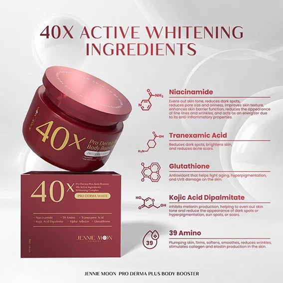 Jennie Moon 40x Pro Derma Plus Body Booster (250g)