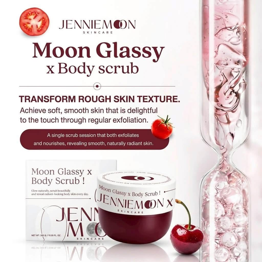 Jennie Moon Moon Glassy x Body Scrub