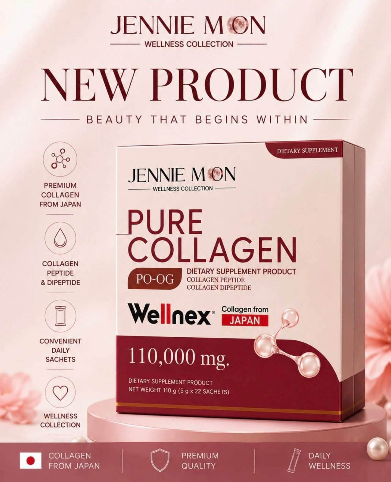 Jennie Moon Pure Collagen Dietary Supplement