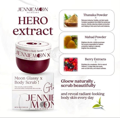 Jennie Moon Moon Glassy x Body Scrub
