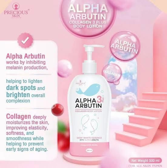 Precious Skin Alpha Arbutin Collagen 3+ Lotion 500ml