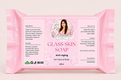Glass Skin Soap - Anti Aging - Roselle