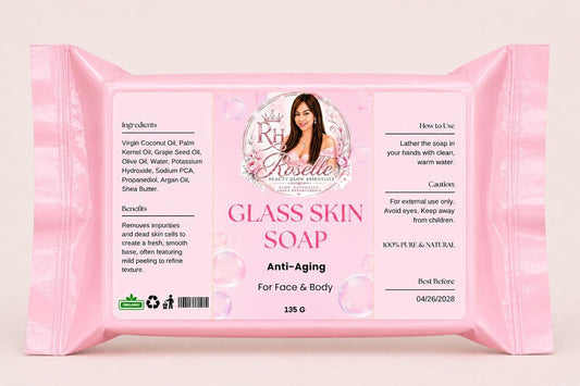 Glass Skin Soap - Anti Aging - Roselle