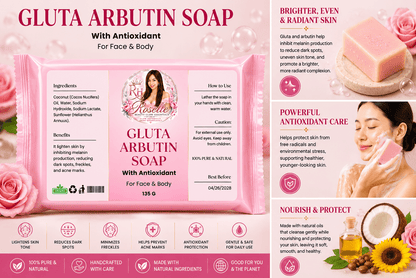 Gluta Arbutin Soap - Roselle