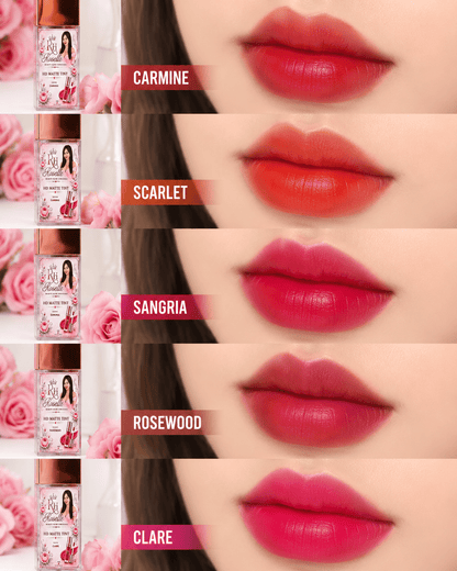 HD Matte Tint – Long Lasting Lip Colour - Roselle