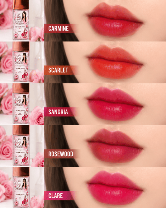HD Matte Tint – Long Lasting Lip Colour - Roselle
