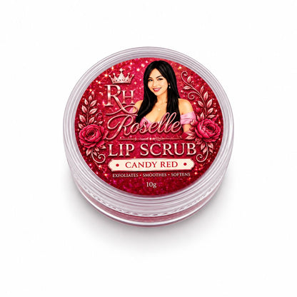 RH Roselle Lip Scrub – Candy Red