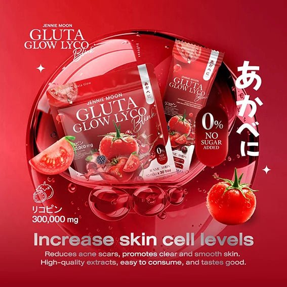 Jennie Moon Gluta Glow Lyco Blink (30 Sachets) - Roselle