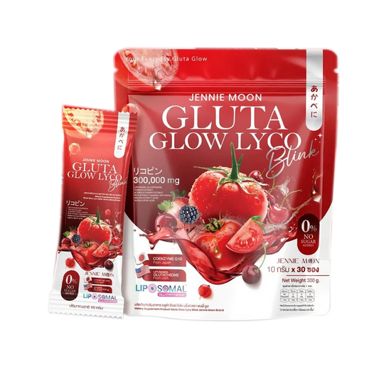 Jennie Moon Gluta Glow Lyco Blink (30 Sachets) - Roselle