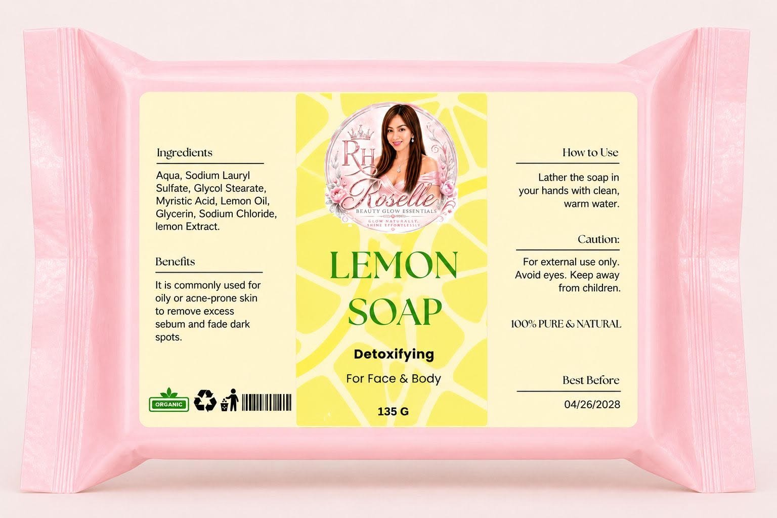 Lemon Soap – Detoxifying - Roselle