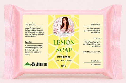 Lemon Soap – Detoxifying - Roselle