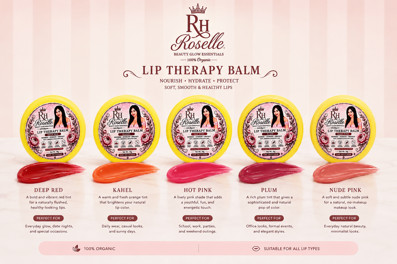 Lip Therapy Balm - Roselle