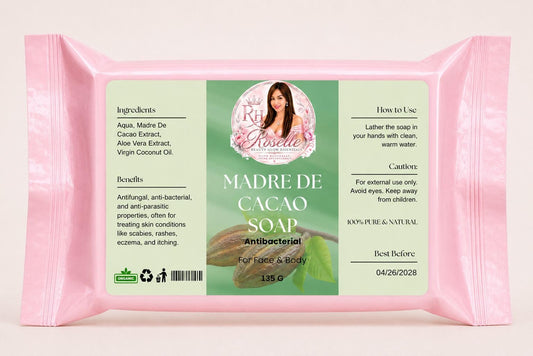 Madre De Cacao Soap - Antibacterial - Roselle