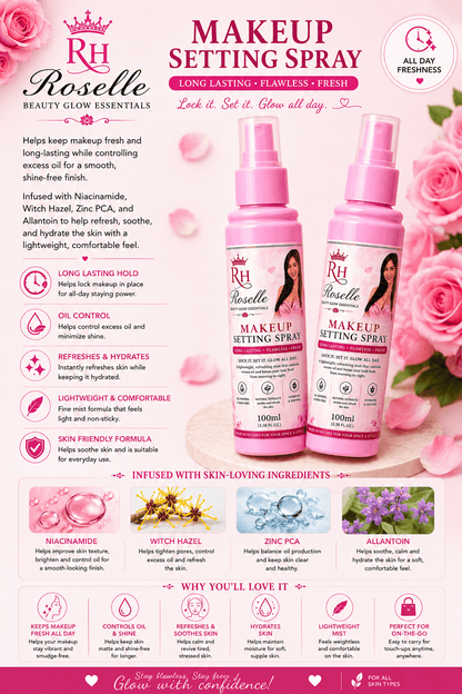 Makeup Setting Spray - Roselle