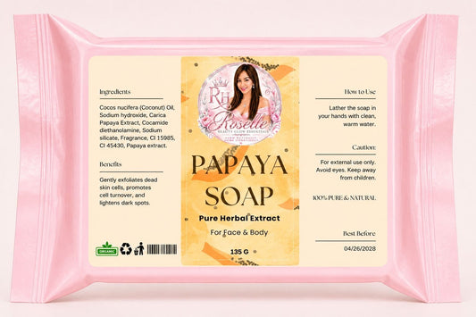 Papaya Soap – Pure Herbal Extract - Roselle