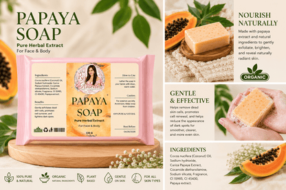 Papaya Soap – Pure Herbal Extract - Roselle