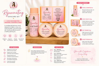 Rejuvenating Skincare Set - Roselle