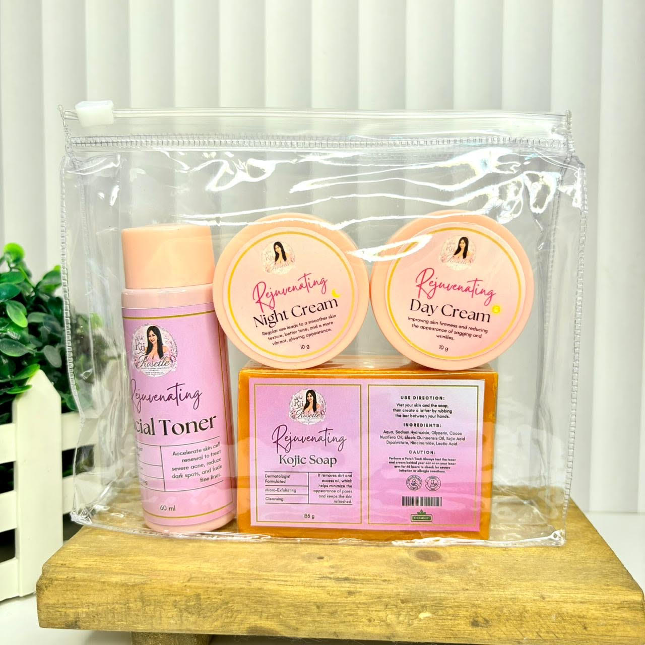 Rejuvenating Skincare Set - Roselle