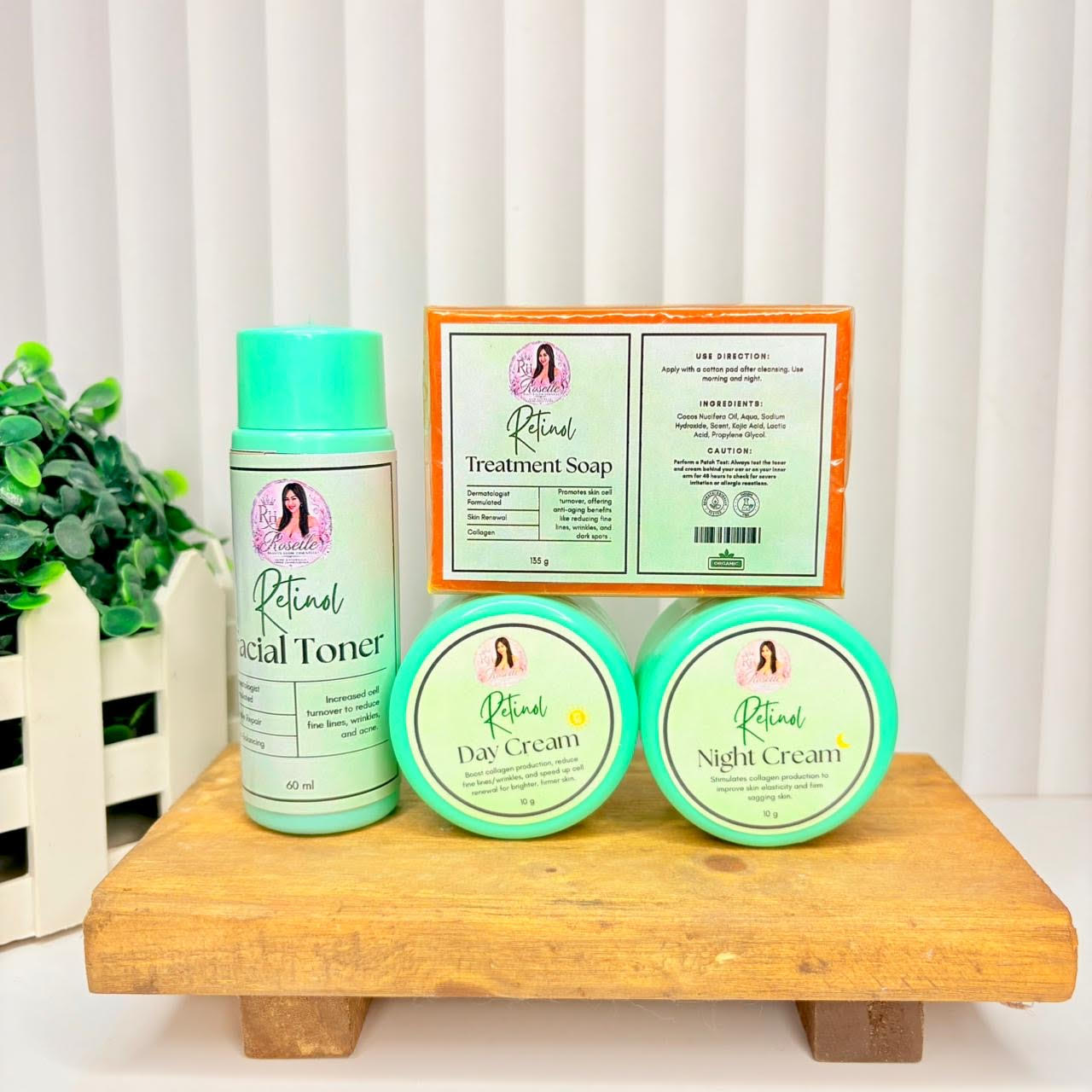 Retinol Skincare Set - Roselle