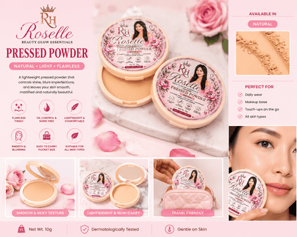 RH Roselle Pressed Powder – Natural Shade - Roselle