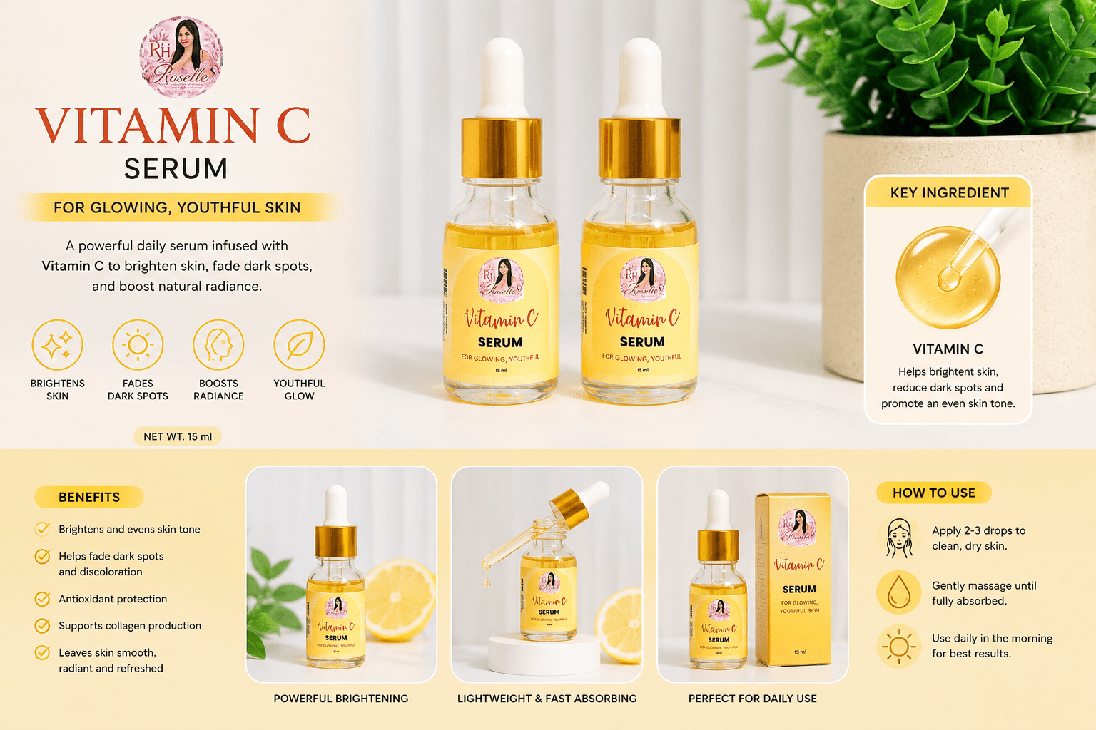 RH Roselle Vitamin C Serum - Roselle