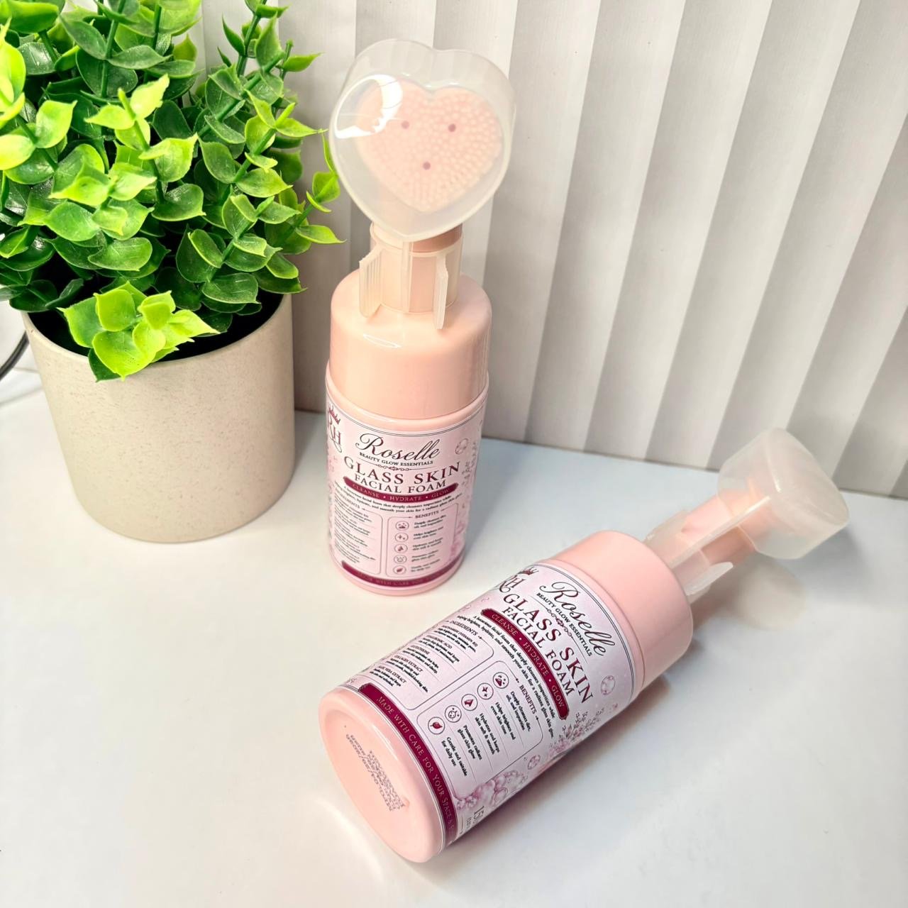 Roselle Glass Skin Facial Foam - Roselle