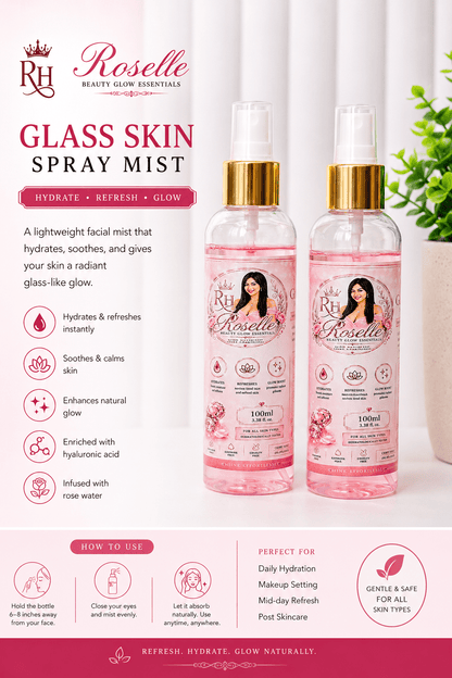Roselle Glass Skin Spray Mist - Roselle