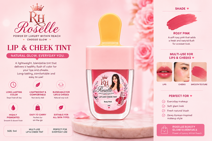 RH Roselle Lip &amp; Cheek Tint – Rosy Pink 5ml🌸💕