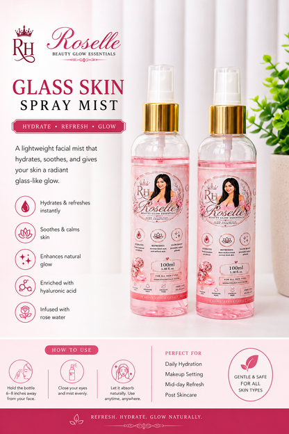 Roselle Glass Skin Spray Mist