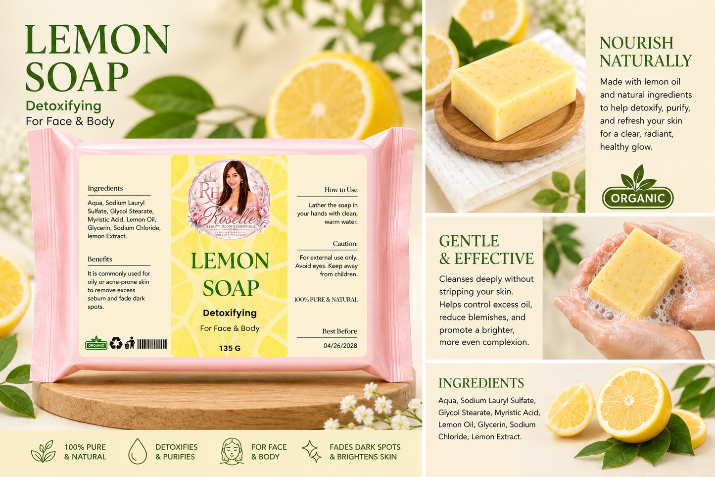 Lemon Soap – Detoxifying